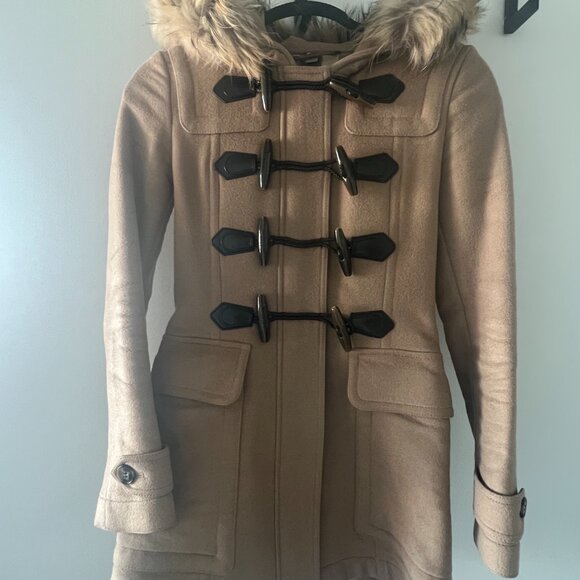 Burberry Tan Coat - Size 2 - Picture 2 of 7